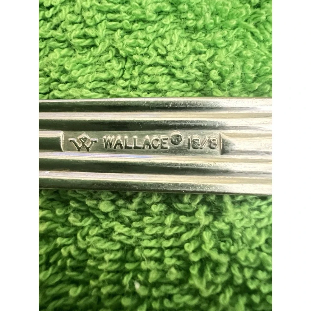 Wallace CHARDONNAY Stainless 18/8 Oval Place Soup Spoons Set of‎ 5